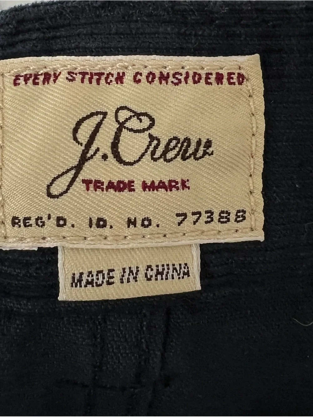 J. Crew 484 Slimfit Corduroy Trousers 30/32 stretch-cotton 5-pocket